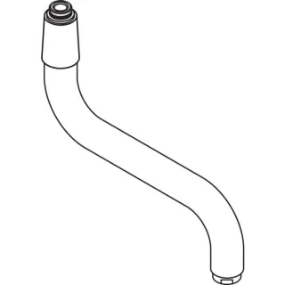 hansgrohe Auslauf Küche Wand 200mm chrom 92616000