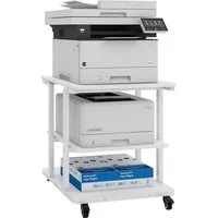 PUNCIA Druckertisch 3 Schichten 60x50cm Heim Büro mit Raddrucker Aufbewahrungshalter Tisch (1-St)