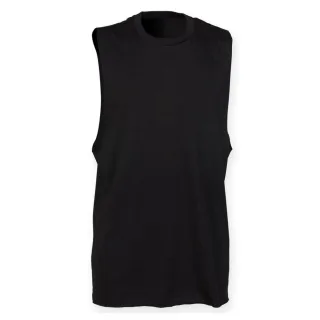 SF Women - Top Schlitz Armloch für Damen (Schwarz)