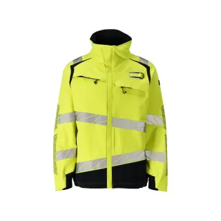 MASCOT Herren Jacke ACCELERATE MULTISAFE Hi-vis Gelb / Schwarzblau S - 21009-284-17010-S