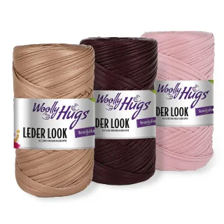 Woolly Hugs Wolle Leder Look & Leder Look Glitter