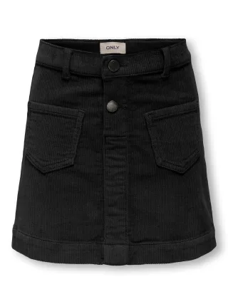 KIDS ONLY - KOGAMAZING GLOBAL HW CORD SKIRT PNT NOOS Black - Gr. - 152