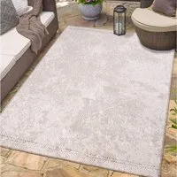 Carpet City Outdoorteppich DUO RUG 5845, rechteckig, Höhe: 5 mm, Wendeteppich Wetterfest In- & Outdoor, Balkon, Terrasse, Wohnzimmer