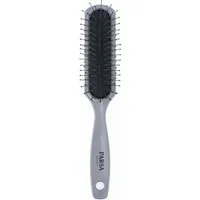 PARSA Beauty Haarbürste Essential Haarbürste Schmal & Lang in Grau, Präzises Entwirren