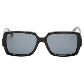 Schwarze Sonnenbrille mit grauen Gläsern von Marc Jacobs