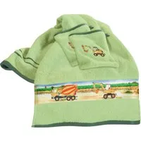 Erwin Müller Handtücher Kinder-Frottier-Set 3-teilig, Walk-Frottier Uni