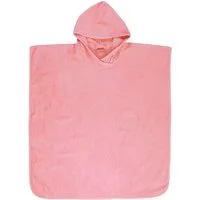 Wörner Badeponcho Badeponcho Uni, Baumwolle, Kapuze, maschinenwaschbar, trocknergeeignet