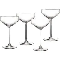 Ritzenhoff & Breker Champagnerglas Rumba, 4-tlg., Glas, Champagnerschale im 4er Set, je 300 ml