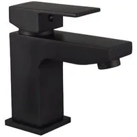 HOME DELUXE Waschtischarmatur AQUATIC - 13,5 x 4,2 x 13,2 cm Waschbeckenarmatur in Chrome, Wasserhahn, Badarmatur