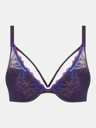 Chantelle Lingerie - Spice Push Up BH midnight blue multico - Gr. - 75 C