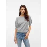Vero Moda Rundhalspullover VMDOFFY 2/4 O-NECK PULLOVER GA NOOS Materialmix, regular fit