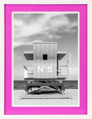 Kunstdruck Neon Passepartout