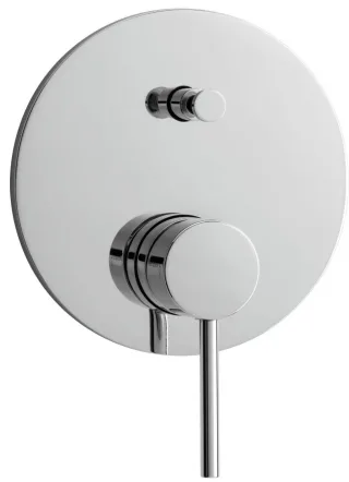 Herzbach Design New Wannenarmatur Unterputz Fertigset plus chrom, 10.145305.1.01 10.145305.1.01