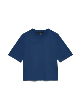 VERO MODA - VMSILJE 2/4 O-NCK OVERSIZE PULL GA NOOS Navy Peony - Gr. - S