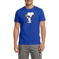 Spreadshirt T-Shirt Peanuts Snoopy Und Woodstock Männer T-Shirt (1-tlg)