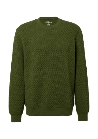 s.Oliver - Sweatshirt olive - Gr. - XXL