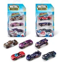 ZURU Spielzeug-Auto ZURU 67116 - Metal Machines Farbwechselauto-Set (6er Pack) 1:64