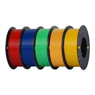KINGROON PETG 3D Printer Filament 1.75mm 5kg Red/Dark Blue/Green/Orange/Yellow High Strength Easy to Print Eco-Friendly