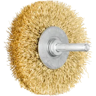 PFERD TOOLS Rundbürste ungezopft RBU Messing-Draht mit Schaft - 43105002