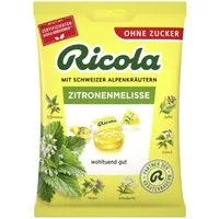 RICOLA Süßigkeit, Ricola Original Kräuter mit Zitronenmelisse ohne Zucker Packung 75g