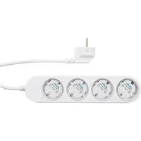 Shelly SHELLY Power Strip 4 Gen4, 4-fach Steckdosenleiste, weiß, WiFi Smarte Vierfach-Steckdosenleiste