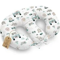 Totsy Baby Stillkissen Breastfeeding Pillow XXL for Twins - Twin Nursing Cushion