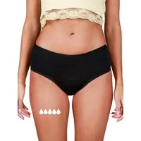 Taynie Periodenslip Basic extra stark - Periodenunterwäsche starke Blutung - Damen (1-St., 1er-Pack) Auslaufsichere Periodenunterwäsche / Periodenslip aus Bio Baumwolle