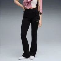 PUMA Leggings CLASS HIGH-WAIST FLARED LEGGINGS aus Baumwolle und Elasthan, sportlicher Stil, schmale Passform