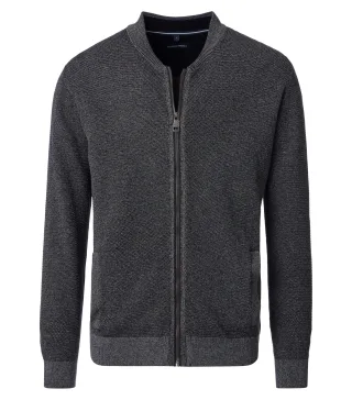 CASAMODA - Strickjacke anthrazit - Gr. - M
