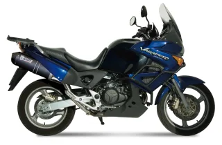 Sport Auspuff MIVV OVAL Full Carbon für Honda XL 1000 V / XLV Varadero Bj. 2003-2011 Typ: SD02 +ABE