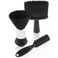 FELIXLEO Massagebürste 3 Stück Friseurbürste Set Nackenpinsel Haarpinsel für Salon, 3-tlg.