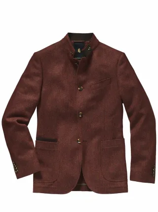 Mey & Edlich Herren Uluru-Janker Rot 100 % Schurwolle