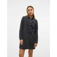 Vero Moda Jeanskleid VMJENNIE LS SHORT DENIM DRESS GA NOOS