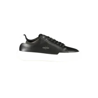 Calvin Klein Schwarze Leder Herren Sneaker