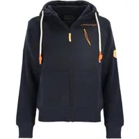 Wattlöper Kapuzensweatjacke 50997SH Damen Jacke Sweatjacke mit Kapuze - Kapuzenjacke Freizeitjacke Frontreißverschluss, Eingriffstaschen & Brusttasche mit Reißverschluss