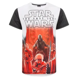 Star Wars - T-shirt à imprimé 'The Last Jedi' - Homme (Blanc)