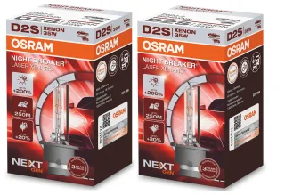 2 Stück OSRAM NIGHT BREAKER LASER Lampen Birnen für Xenon Scheinwerfer / Fassung D2s