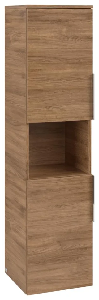 Villeroy & Boch Hochschrank Architectura 350x1400x364mm 2 Türen A:li Kansas Oak B89700RH