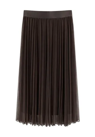 tuzzi - Rock CHOCOLATE BITE mit Gummibündchen dark chocolate - Gr. - 42