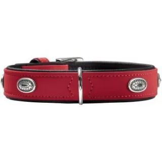 Hunter Hundehalsband softie stone rot M