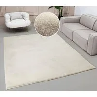 OTTO home Fellteppich Balu, Kunstfellteppich, Modern, Langflor Teppich, rechteckig, Höhe: 20 mm, Kaninchenfell-Haptik, kuschelig, weich, Wohnzimmer, Schlafzimmer