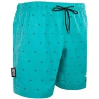 GUGGEN Mountain Badehose Badehose Herren Beachshorts Strandhose Schnelltrocknende Badeshorts Schnelltrocknende Badeshorts mit Kordelzug grünes Logo Muster