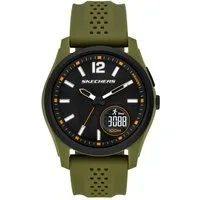 Skechers Chronograph SELLAS SR5270, Quarzuhr, Armbanduhr, Herrenuhr, Silikonarmband, digital, analog, Tag