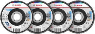 Bosch X451 Fächerschleifscheiben 115mm, T27, 15-teiliges Set - 2608626165