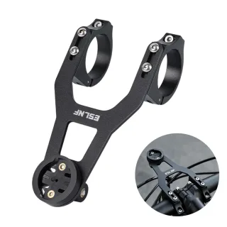 ESLNF Bicycle Computer Holder Stainless Steel Outdoor Sports Camera Base Stopwatch Extension Stand for MTB