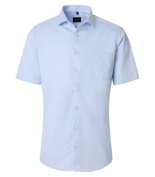 VENTI - Businesshemd Kurzarm blau - Gr. - 45