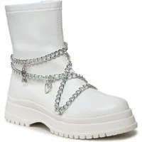 DeeZee DeeZee Stiefeletten Damen WS5271-01 Weiß Stiefelette