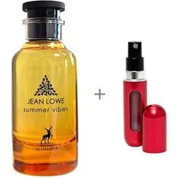 Maison Alhambra Duft-Set Jean Lowe Summer Vibes EDP 100ml + Parfümzerstäuber (leer)