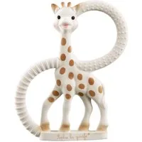 SOPHIE LA GIRAFE Beißring Giraffe Naturkautschuk ab Geburt lindert Zahnung 11,5 x 9 cm