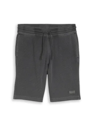 Tom Tailor - Shorts mit Waffelstruktur tarmac grey - Gr. - L